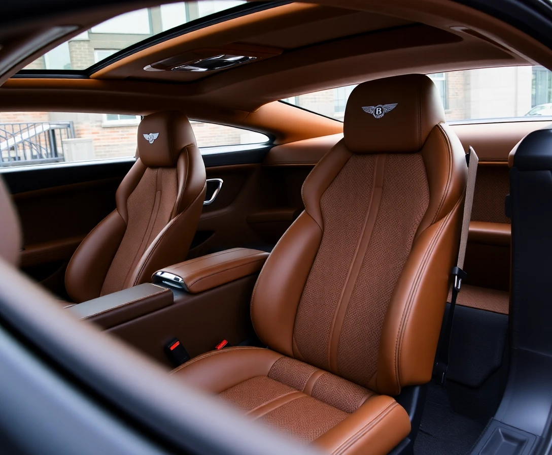 Bentley Continental GT, intérieur luxueux